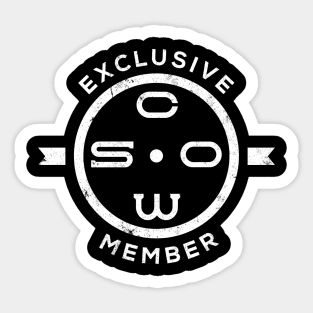 COWS Exclusive Membership Sticker